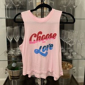SPIRITUAL GANGSTER Choose Love crop top in XS